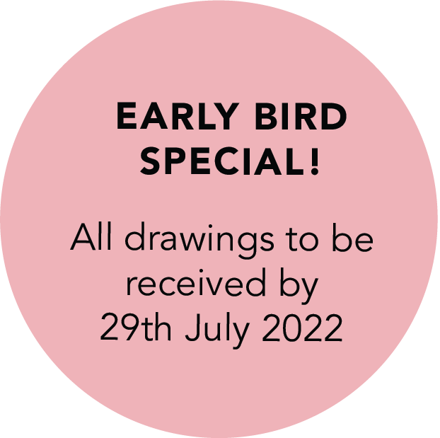 Early bird special for tea towel fundraising